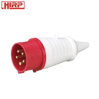 Rp-025l Factory Directly Sell Red Color 5-pins 32a 220v Industrial Plug And Socket / 3 Phase Plugs And Socket