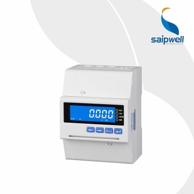 Rs485/modbus-rtu Three Phase 35mm Din Rail Mounted Multi-function Smart Energy Meter